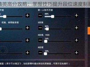 和平精英高分攻略：掌握技巧提升段位速度制胜秘诀